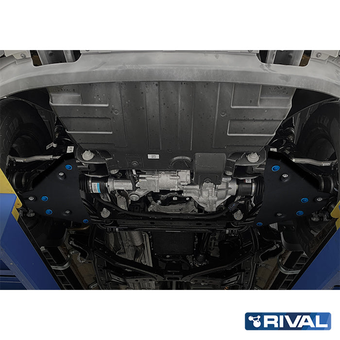 Ford Ranger (2022) RIVAL 4x4 skid plate – underbody protection detail view