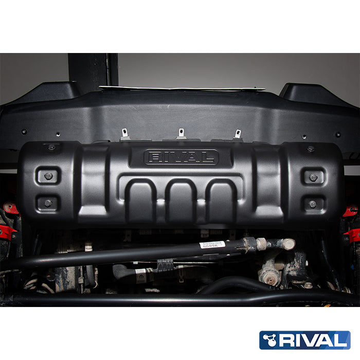 Jeep Wrangler – Steering Rods RIVAL 4x4 steering skid plate – underbody protection detail view