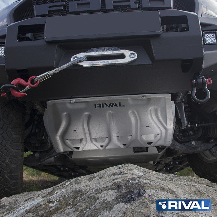 Ford Ranger – Radiator RIVAL 4x4 radiator skid plate – underbody protection detail view