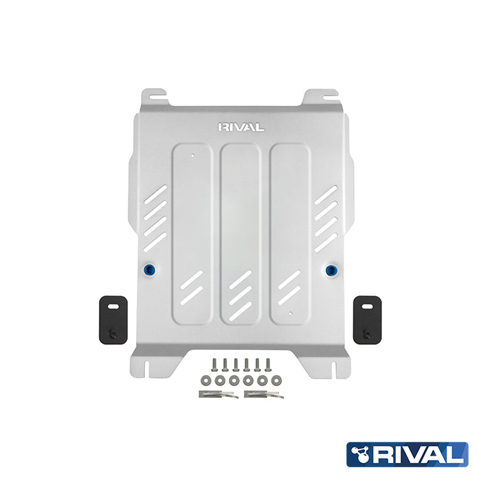 Ford Ranger Raptor (2022) RIVAL 4x4 gearbox skid plate – underbody protection installed view