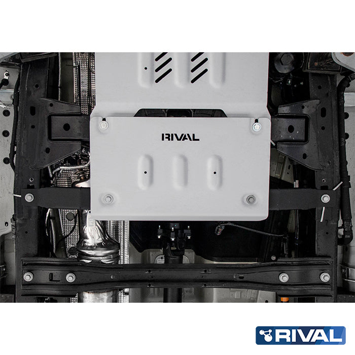 Ford Ranger Raptor (2022) RIVAL 4x4 transfer case skid plate – underbody protection detail view