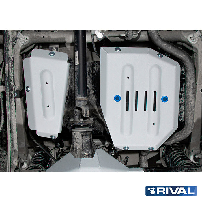 Suzuki Jimny – Fuel Tank RIVAL 4x4 fuel tank skid plate – underbody protection detail view