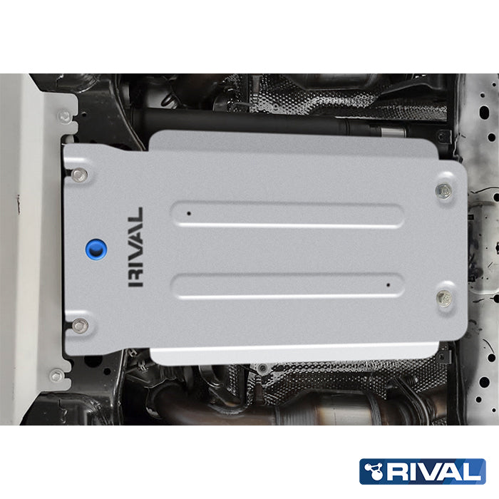 Toyota Land Cruiser 300 – Gearbox RIVAL 4x4 gearbox skid plate – underbody protection detail view