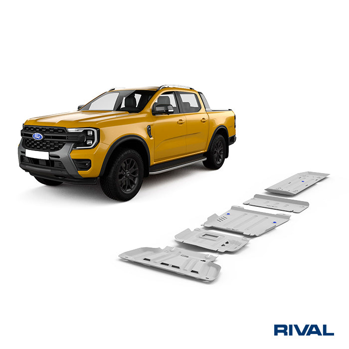 Ford Ranger (2022) RIVAL 4x4 skid plate – underbody protection overview