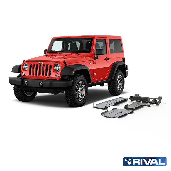 Jeep Wrangler RIVAL 4x4 skid plate – underbody protection overview