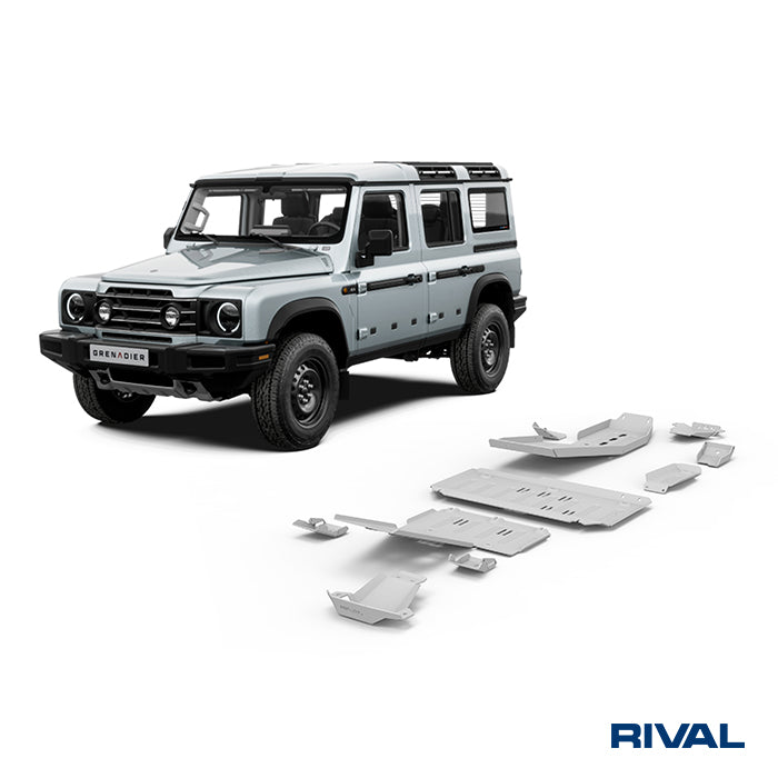 INEOS Grenadier RIVAL 4x4 skid plate – underbody protection overview