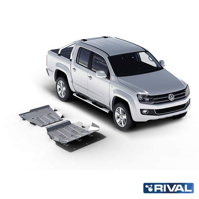 Volkswagen Amarok (2010-up) RIVAL 4x4 skid plate – underbody protection overview