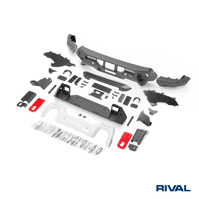 Ford Ranger Raptor (2022) RIVAL 4x4 aluminum front bumper – off-road protection overview