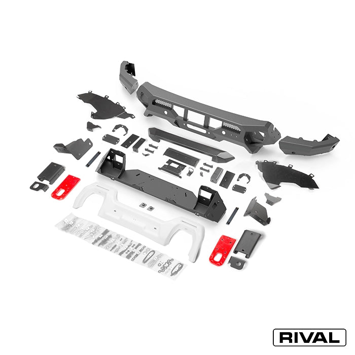 Ford Ranger Raptor (2022) RIVAL 4x4 aluminum front bumper – off-road protection overview