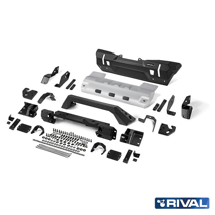 Jeep Wrangler RIVAL 4x4 aluminum front bumper – off-road protection overview