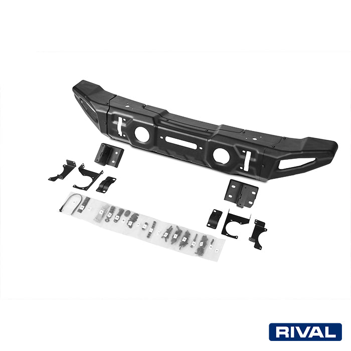 Jeep Wrangler RIVAL 4x4 front bumper – off-road protection detail view