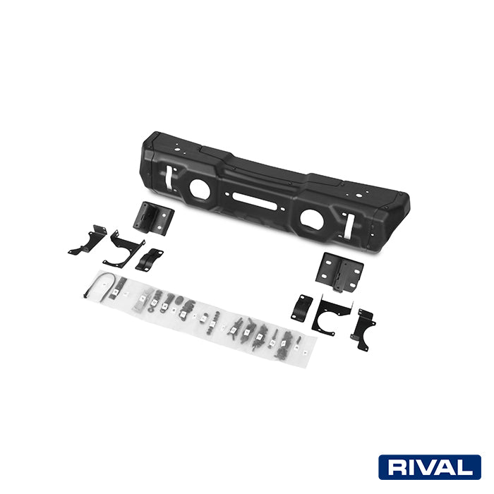 Jeep Wrangler RIVAL 4x4 front bumper – off-road protection detail view
