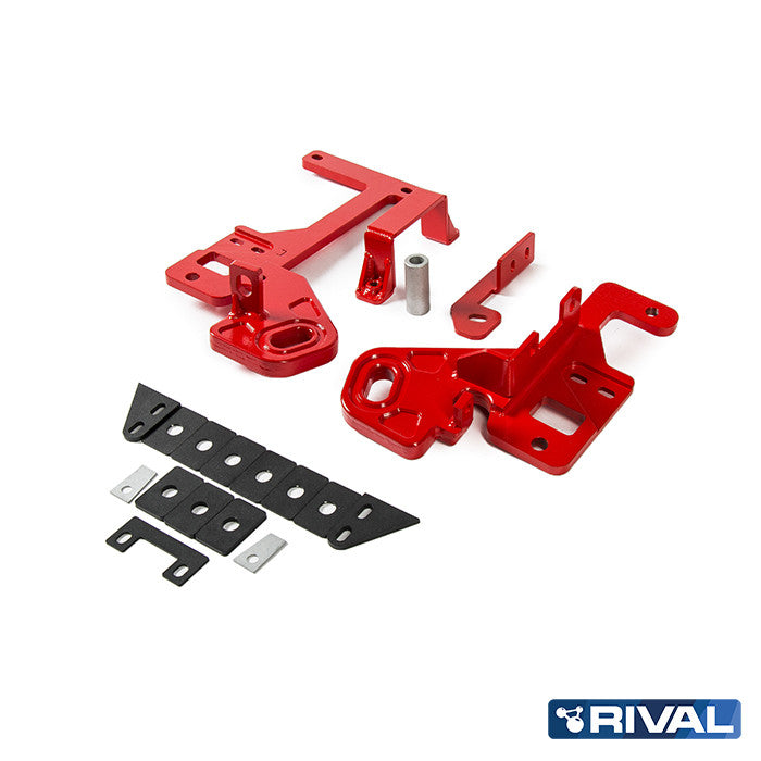 Volkswagen Amarok (2010-up) RIVAL 4x4 recovery points – off-road protection detail view