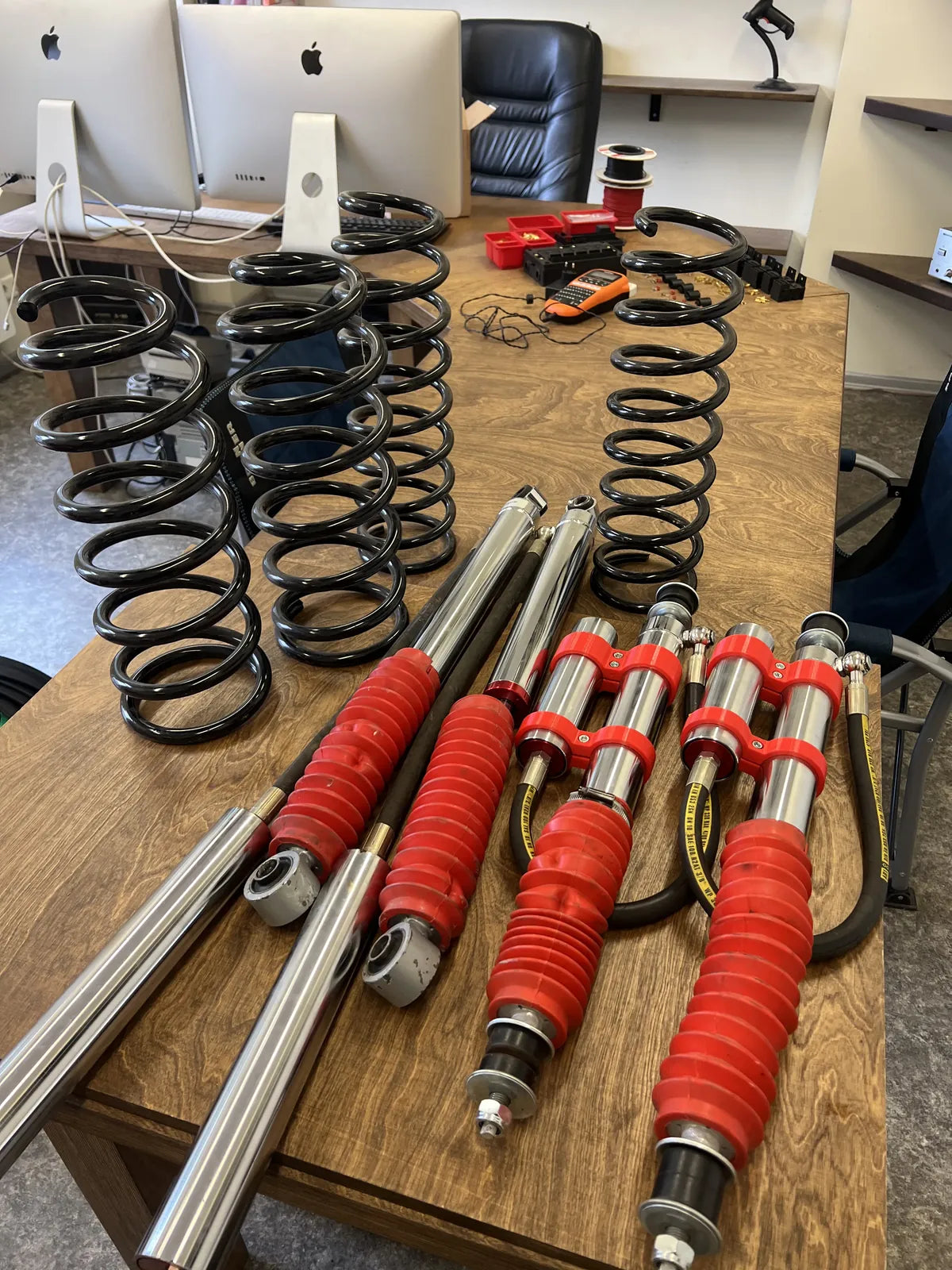 Adjustable off-road shocks high-performance off-road package
