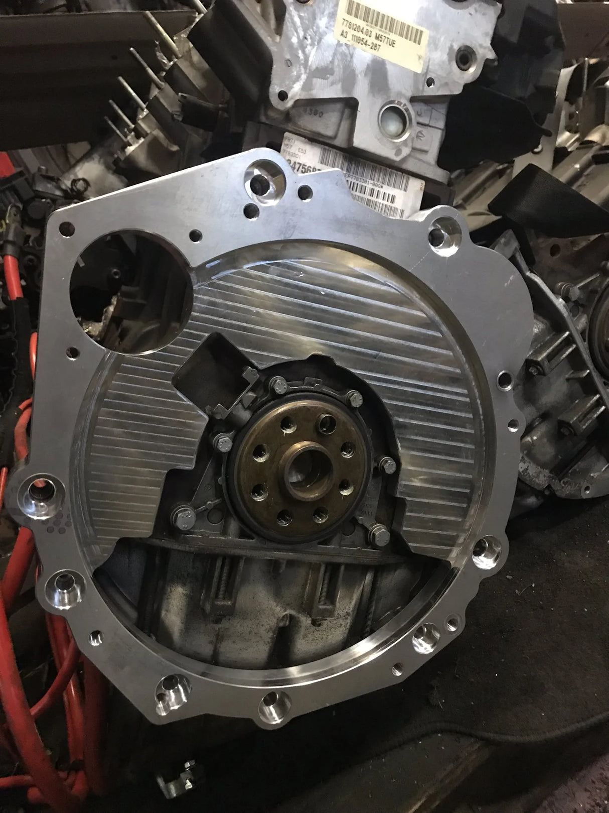 BMW M57 custom engine adapter plate – product image