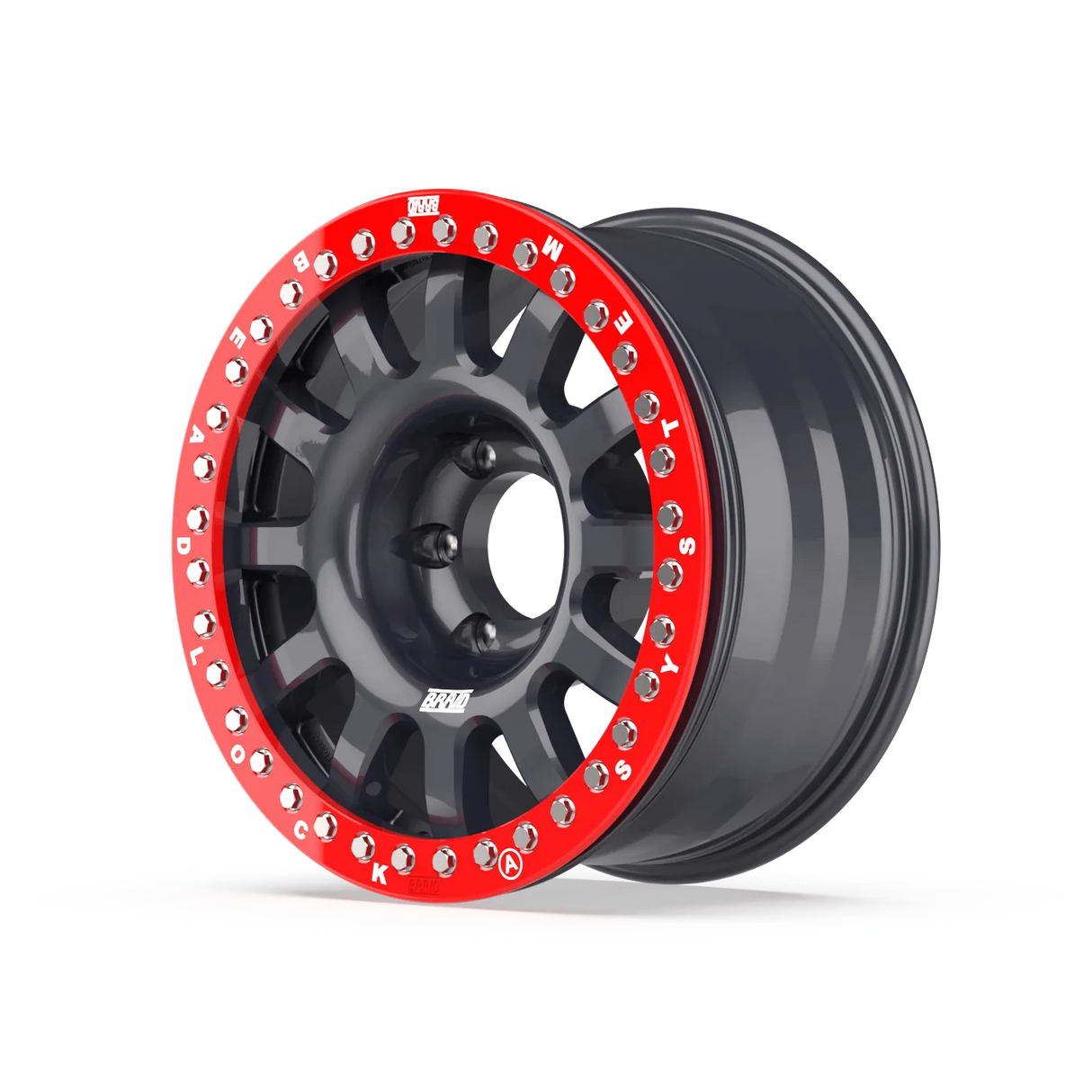 BRAID Fullrace T Dakar Beadlock A – rally raid extreme off-road wheel – angle 1