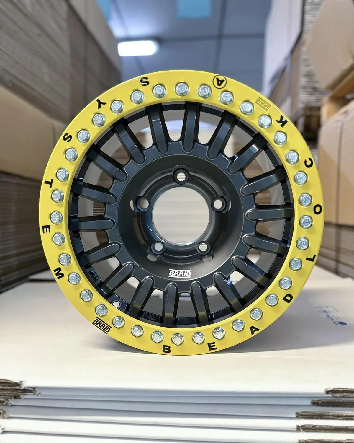 BRAID Winrace T Beadlock A – reinforced beadlock off-road wheel – product view 2