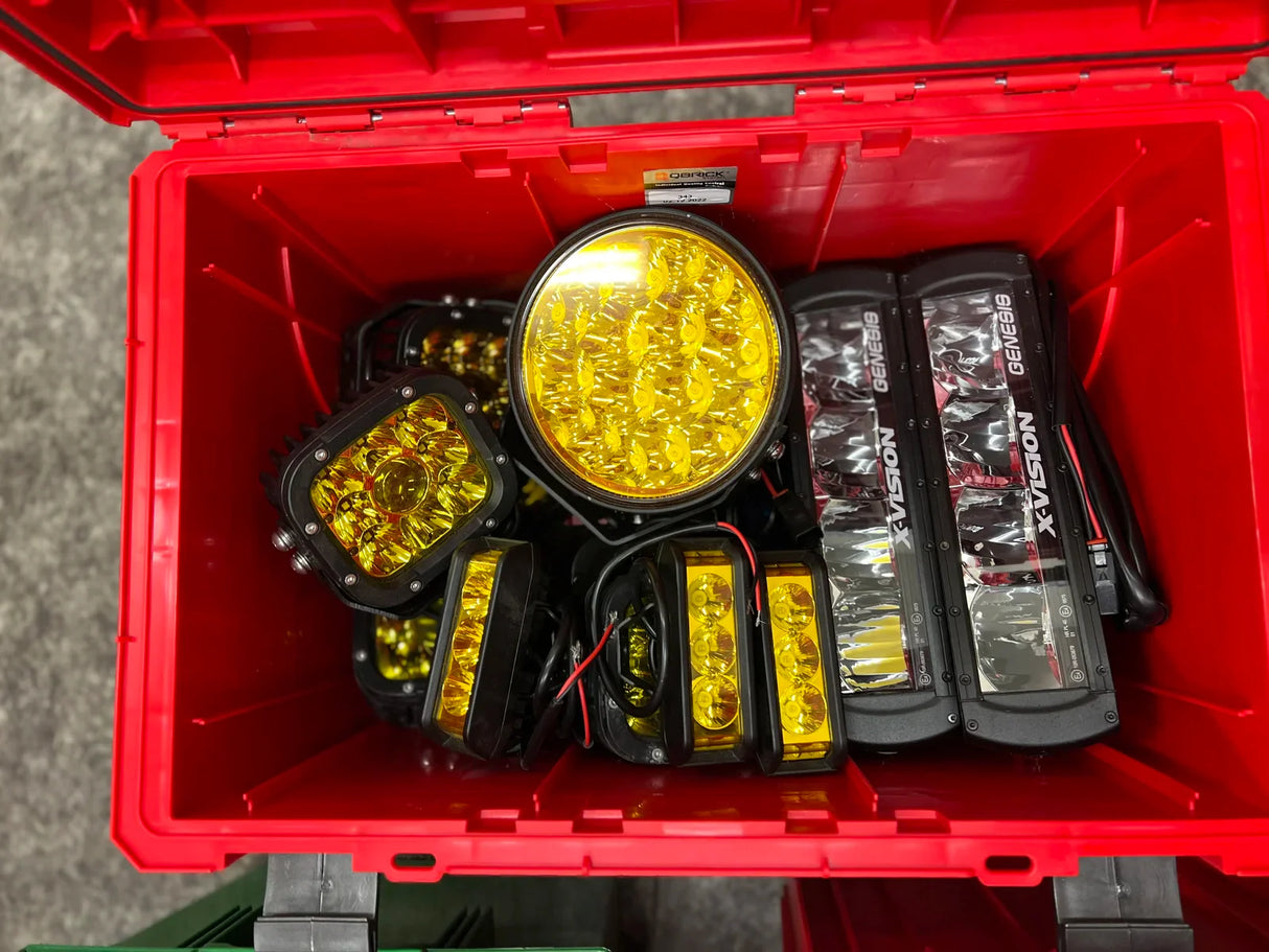 Roof LED Work and Driving Light Kit Perimeter Setup