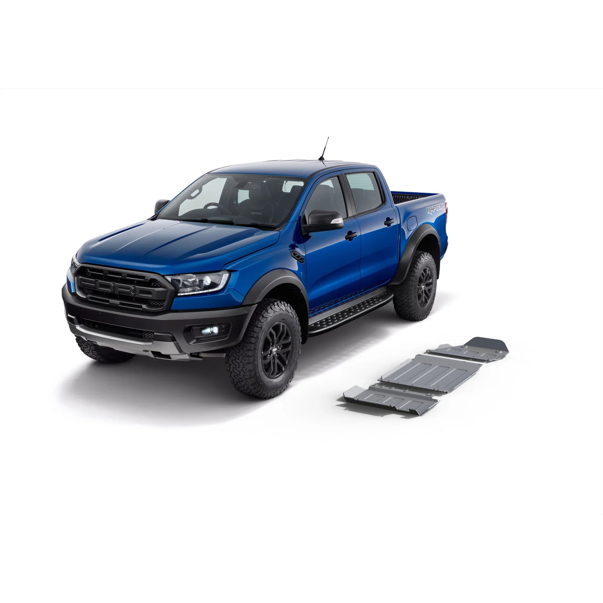 Ford Ranger Raptor 2019 full skid plate protection kit for off-road underbody protection