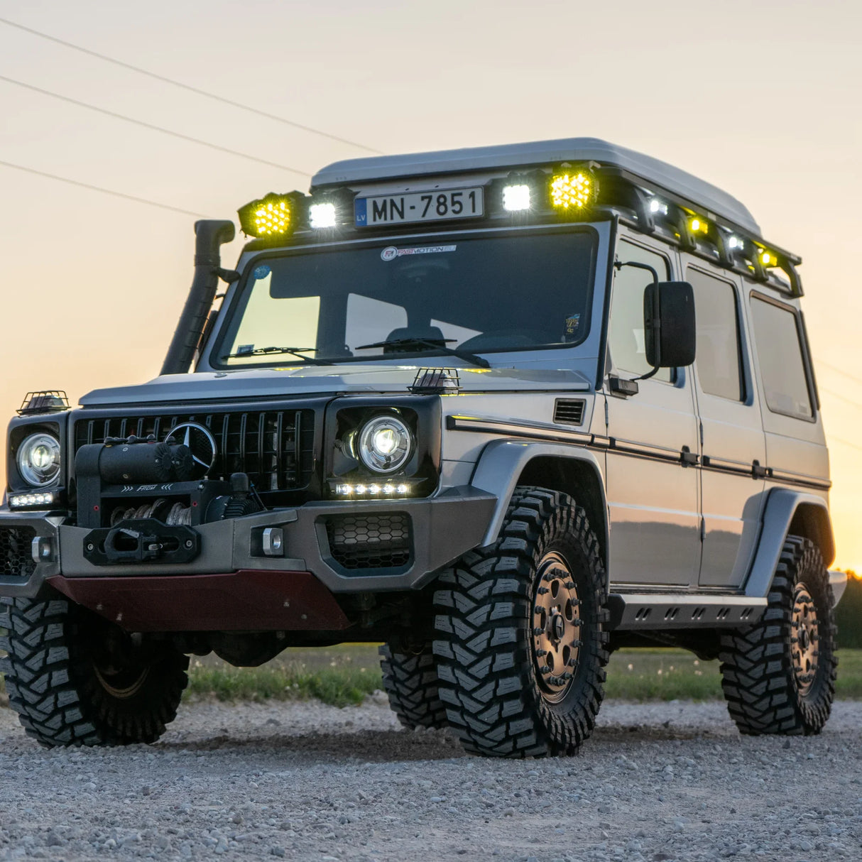 Overland-G Aluminum Front Bumper product front view