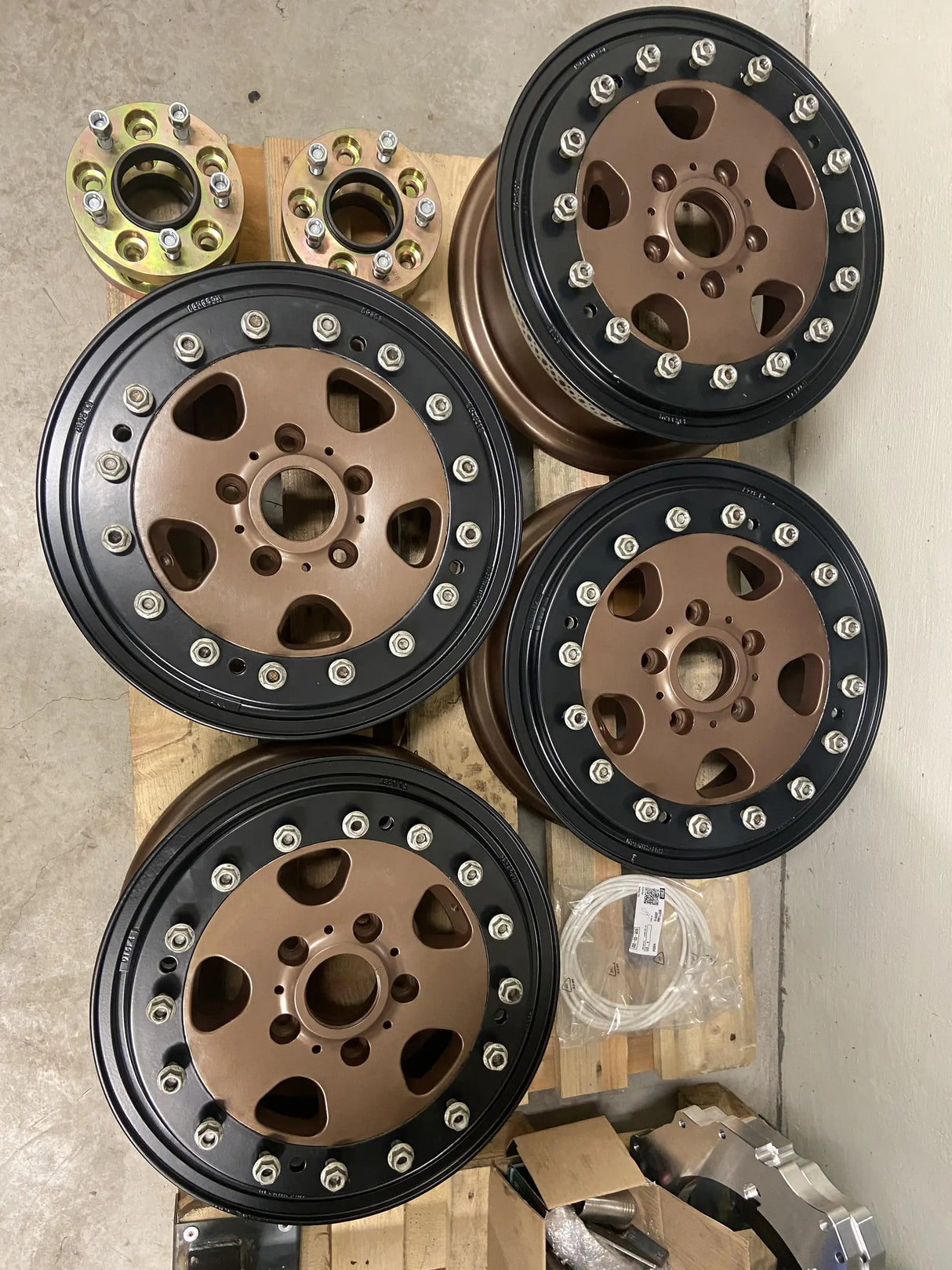 Overland-G beadlock wheels mounted on Mercedes-Benz G-Class second angle view