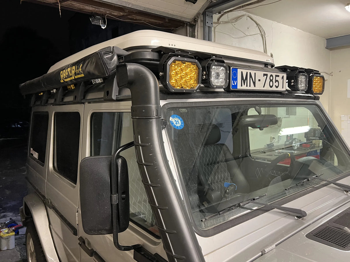 Overland-G expedition roof rack baja lighting workshop