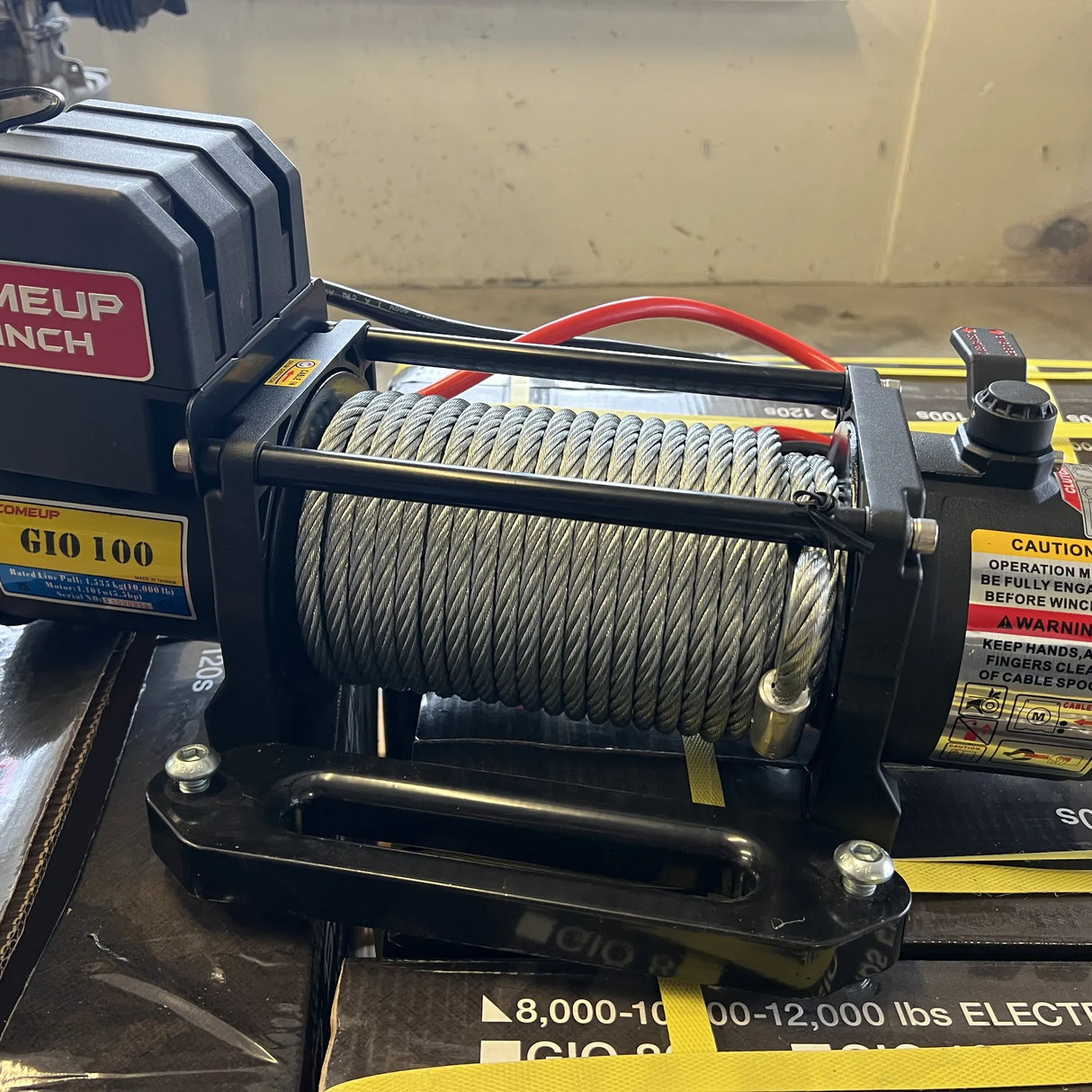 Overland-G winch system single motor installed