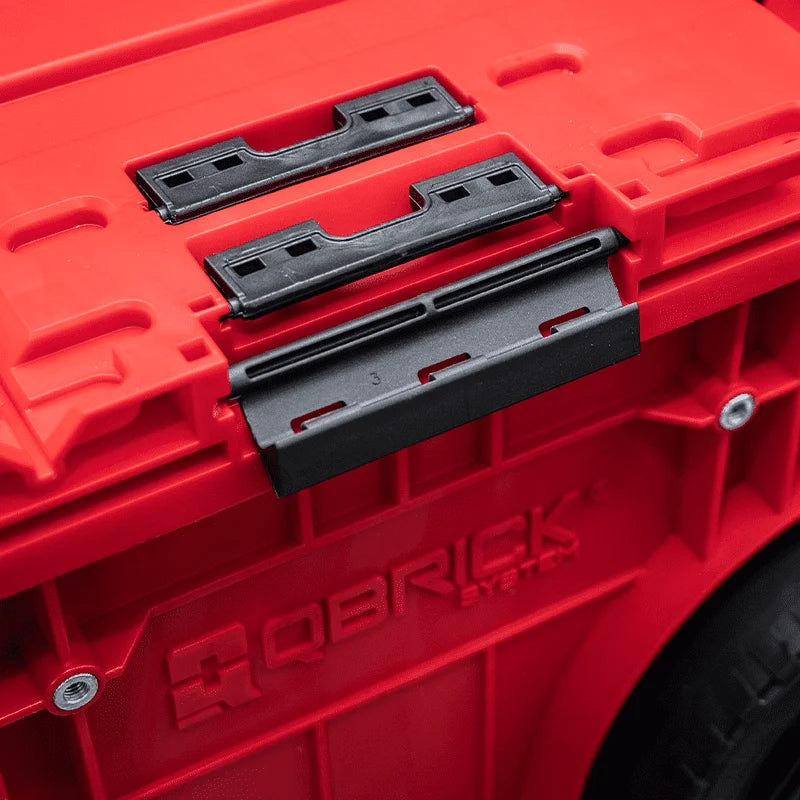Qbrick tool cart 2.0 red Ultra HD modular connectors