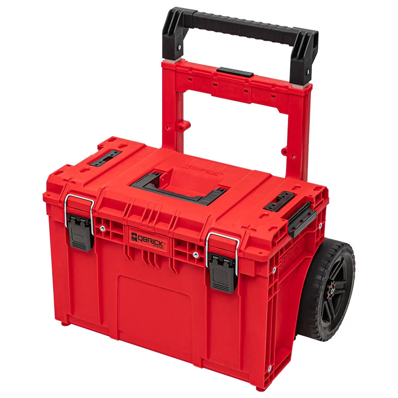 Qbrick PRIME Cart red Ultra HD – storage cart front