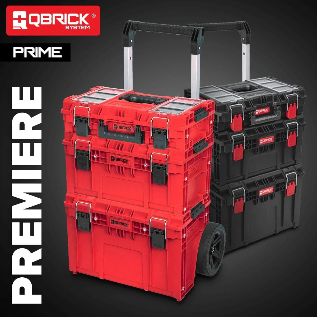 QBRICK PRIME modular tool storage bundle for advanced professional tool organization and heavy-duty workshop use