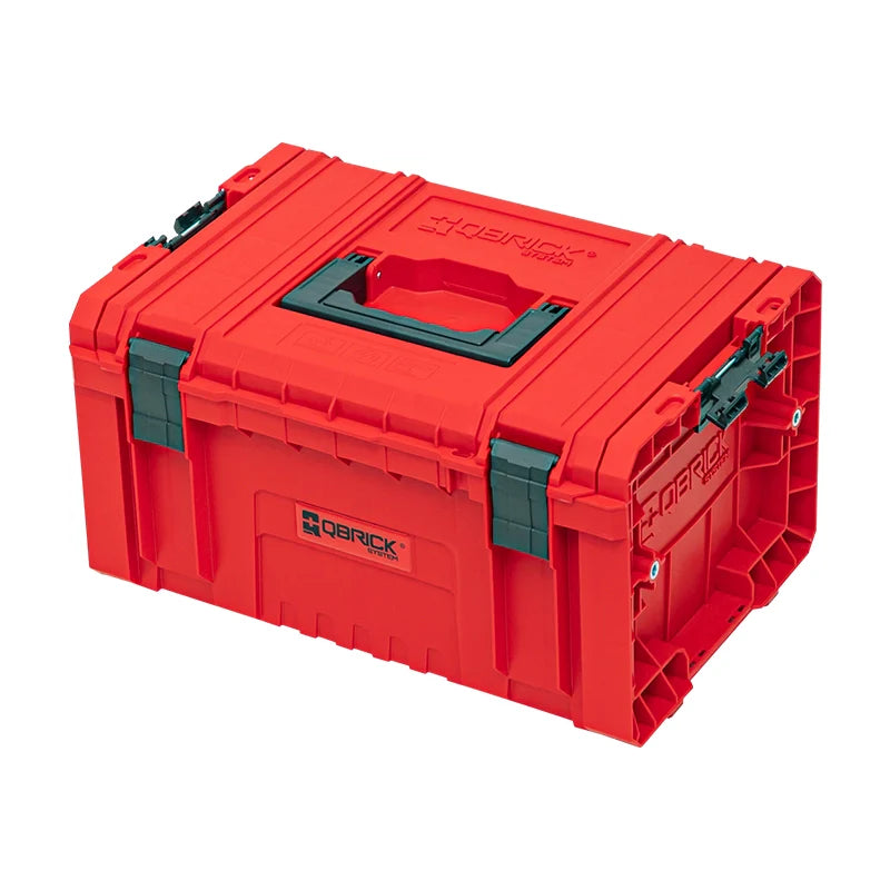 Qbrick PRO toolbox 2.0 red ultra HD custom toolbox storage with Shopify ID
