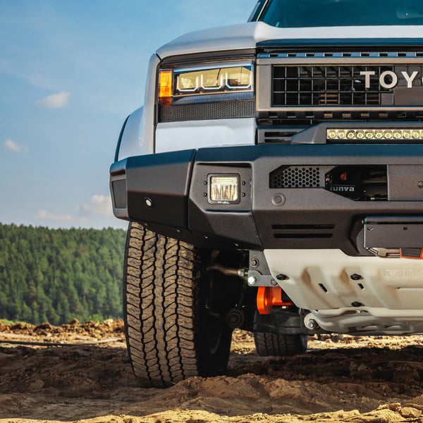 Toyota Land Cruiser 250 off-road and overland upgrades including bumpers, skid plates and roof rack systems.