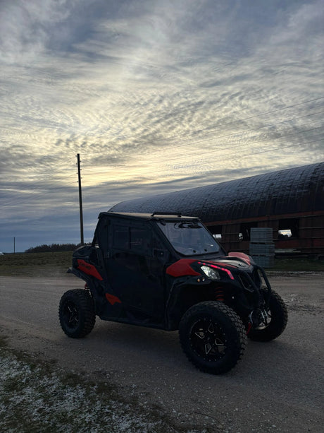 2021 Can-Am Maverick Trail 800 side-by-side – off-road side profile view