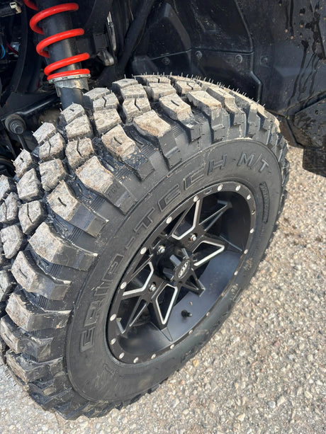 2021 Can-Am Maverick Trail 800 side-by-side – off-road tire detail view