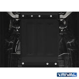 Ford Ranger Raptor (2019) RIVAL 4x4 gearbox skid plate – underbody protection detail view