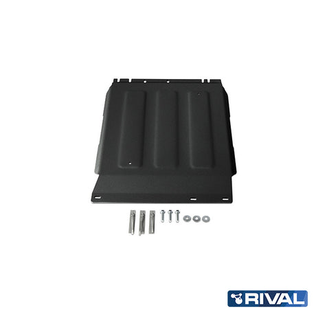 Ford Ranger Raptor (2019) RIVAL 4x4 gearbox skid plate – underbody protection close-up view