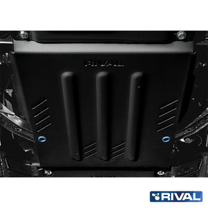 Ford Ranger (2022) RIVAL 4x4 gearbox skid plate – underbody protection detail view