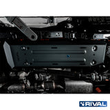 Ford Ranger (2022) RIVAL 4x4 fuel tank skid plate – underbody protection detail view