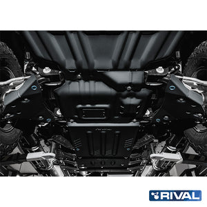 Ford Ranger (2022) RIVAL 4x4 skid plate – underbody protection detail view