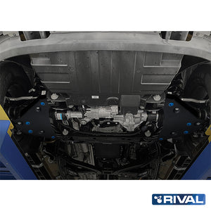 Ford Ranger (2022) RIVAL 4x4 skid plate – underbody protection detail view