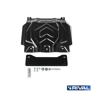 Mitsubishi L200 MQ / MR – Engine RIVAL 4x4 engine skid plate – underbody protection close-up view