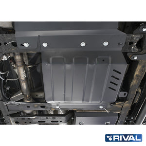 Nissan Navara NP300 (D23) RIVAL 4x4 transfer case skid plate – underbody protection detail view