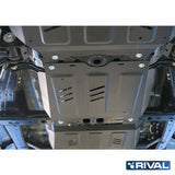 Toyota Hilux Revo – Gearbox RIVAL 4x4 gearbox skid plate – underbody protection detail view