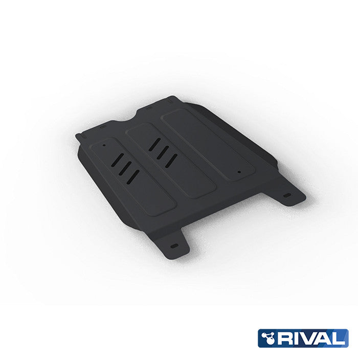 Toyota Hilux Revo – Gearbox RIVAL 4x4 gearbox skid plate – underbody protection close-up view
