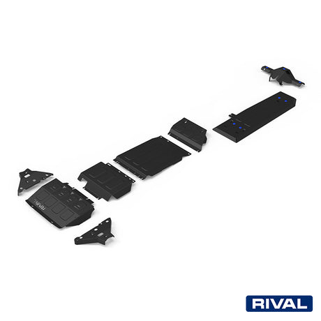 Ford Ranger RIVAL 4x4 skid plate – underbody protection close-up view