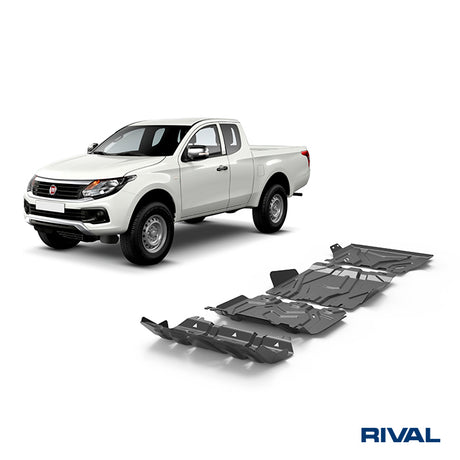 Mitsubishi L200 MQ / MR RIVAL 4x4 skid plate – underbody protection close-up view