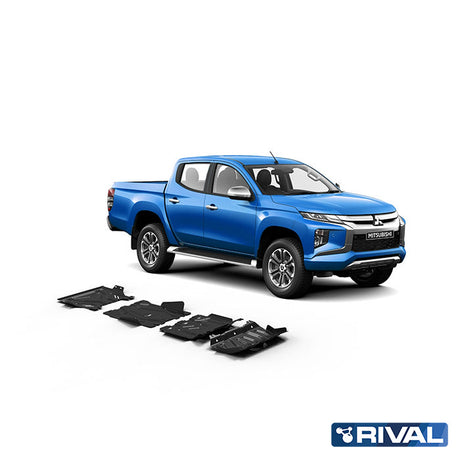 Mitsubishi L200 MQ / MR RIVAL 4x4 skid plate – underbody protection close-up view