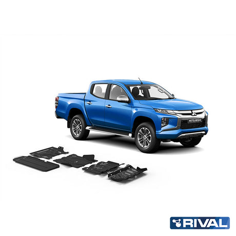 Mitsubishi L200 MQ / MR RIVAL 4x4 skid plate – underbody protection close-up view