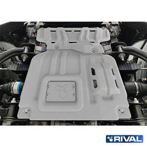 Ford Ranger Raptor (2022) RIVAL 4x4 engine skid plate – underbody protection detail view