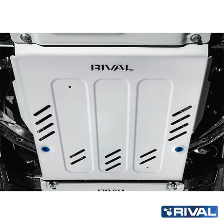 Ford Ranger Raptor (2022) RIVAL 4x4 gearbox skid plate – underbody protection detail view